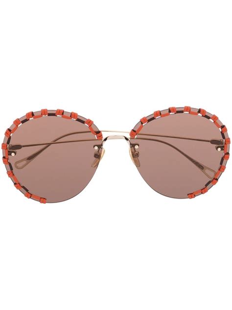 occhiali da sole chloe 2021|Chloé Eyewear Occhiali Da Sole CH0031S .